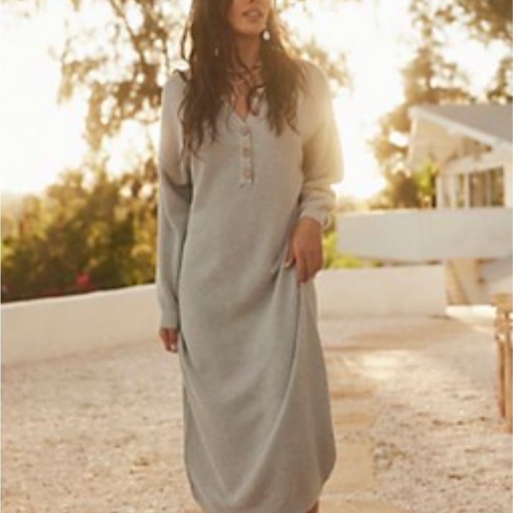 Free People Hailee Sweater Midi Dress